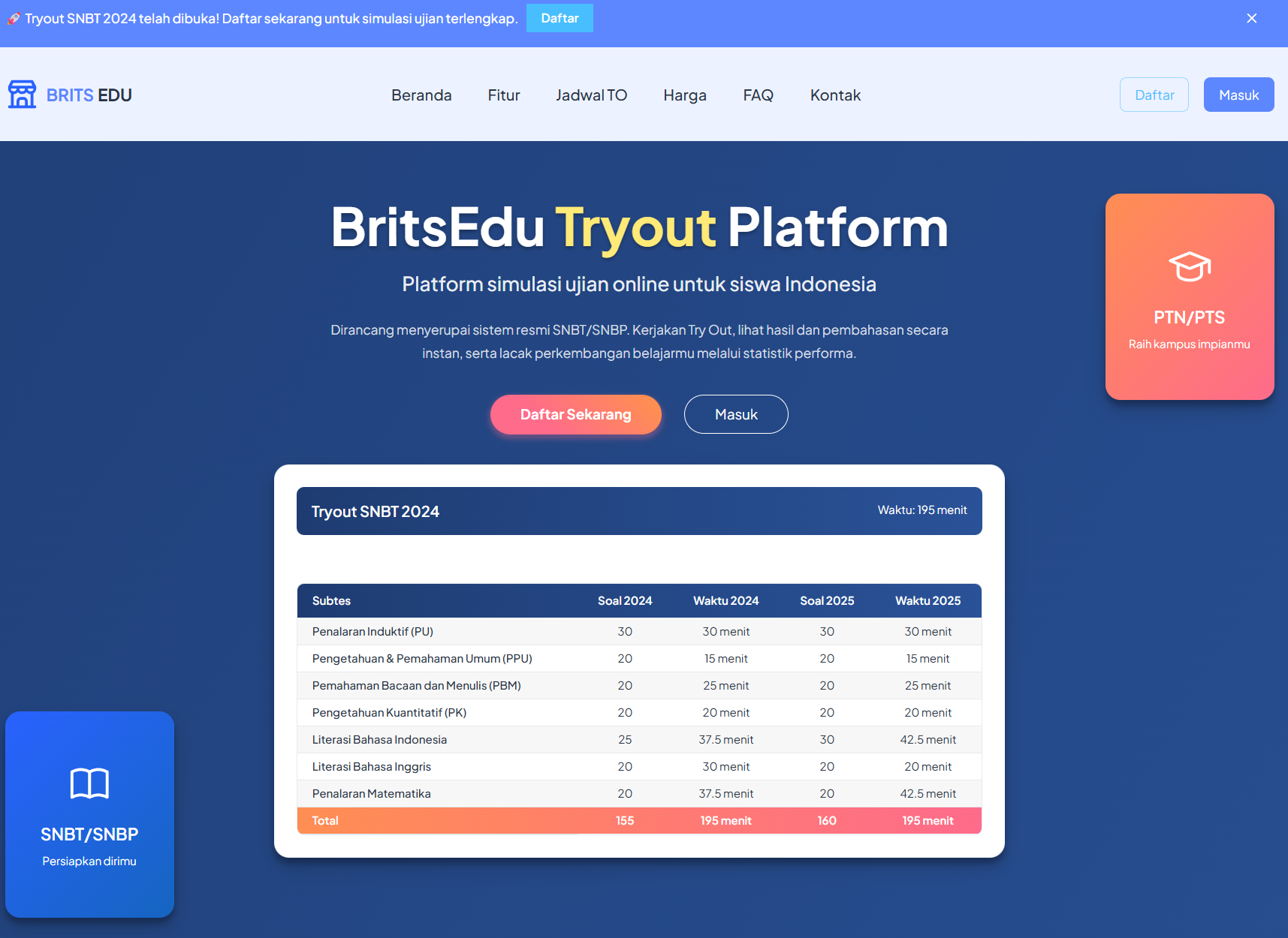 Brits Tryout